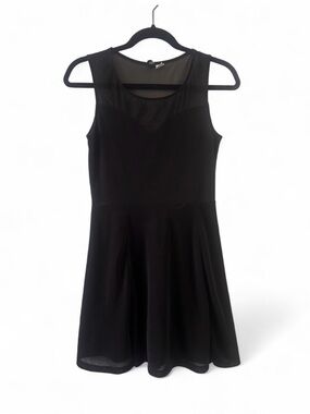 Divided Classic Black Sleeveless Fit & Flare Dress